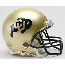 Colorado Golden Buffaloes Miniature Replica NCAA Helmet w/Z2B Mask