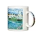 chaleur Claude Monet - The Beach at Saint-Adresse - 14oz Coffee Mug