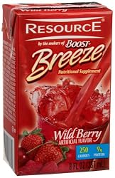 Resource? Breeze, Wild Berry  8-Ounce Boxes (Pack of 27)