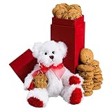 Suede Box of Cookies- Red