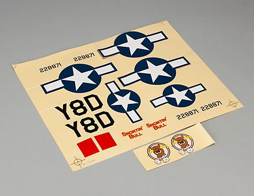 Parkzone Decal Sheet: P-47D PKZ5321