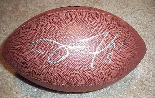 JOE FLACCO SIGNED AUTOGRAPHED FOOTBALL BALTIMORE RAVENS W/ HOLOGRAM + COA