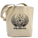 IMAGE OF Tote Bag US Custom Choppers Iron Cross Hat and Engine