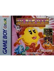 MS Pac-Man Special Color Edition GBC Instruction Booklet (Game Boy Color Manual Only - NO GAME) (Nintendo Game Boy Color Manual)