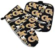 Georgia Tech Logo GA Tech Oven Mitt Potholder Set for Kitchen Tailgating Barbecue or Outdoor Cooking POT HOLDER SET GIFT IDEA