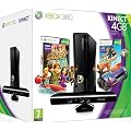 Xbox 360 - Konsole Slim 4 GB inkl. Kinect Sensor, Kinect Adventures und Kinect JoyRide, schwarz-matt