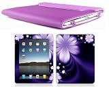 Bundle Monster Apple Ipad Synthetic Leather Case Cover Jacket + Skin Sticker + Screen Guard Protector Accessories Combo Fit 3G or Wifi