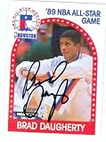 Brad Daugherty Autographed/Hand Signed Basketball Card (Cleveland Cavaliers) 1990 Hoops All Star #48