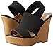Qupid Women's Clemence-118 Wedge Sandal