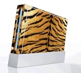 Tiger Skin Decorative Protector Skin Decal Sticker for Nintendo Wii Console