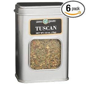 Dean Jacobs Tuscan , 2.8-Ounce Tins (Pack of 6) by Dean Jacobs