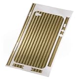 Hama Carbon Backcover-Folie f&uuml;r Apple iPhone 4 gold