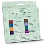 Natural Patches Of Vermont 00183 Variety Pack Essential Oil Body Patches, 8-Count