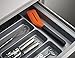 Joseph Joseph Turner Tongs, Ergonomic Silicone Tongs, Locks for compact storage, Dishwasher safe - Grey/Orange