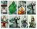 Nightmare Before Christmas 7 Piece Ornament Set with Jack Skellington, Sally, Zero, Shock, Lock, Barrell, and Oogie Boogie