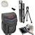 Digital Camera Deluxe Accessory Kit (Bag, Tripod, LCD Guard, Brush) for Canon A2000, A1000, SD1100, SD950, SD890, SD870, SD790, SD770