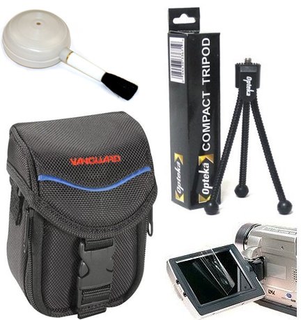 Digital Camera Deluxe Accessory Kit (Bag, Tripod, LCD Guard, Brush) for Canon A2000, A1000, SD1100, SD950, SD890, SD870, SD790, SD770