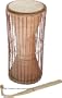 Overseas Connection Ghana Talking Drum with Stick Natural 8X15 Inches