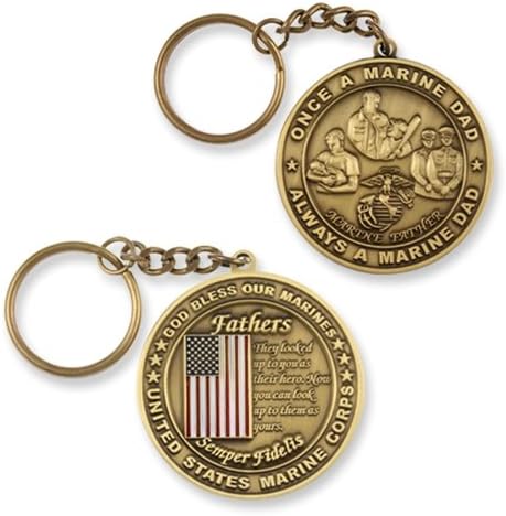 U.S. Marine Corps Marine Dad Key Chain