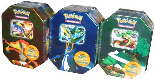 Childrens Toyshop  Toys : Pokemon Holiday Collector's Tin Set of 3