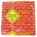 Caution Wear Speed Bumps (Ribbed): 12-Pack of Condoms