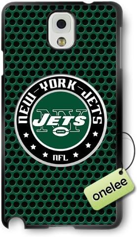 NFL New York Jets Team Logo Samsung Galaxy Note 3 Black Rubber(TPU) Soft Case Cover - Black by shannon fry