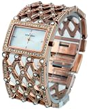 Anne Klein Rosegold-tone Rectangular Watch