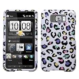 51ZmuWfDvSL. SL160  SnapOn Protector Case Phone Cover for HTC HD2 T Mobile   Colorful Leopard