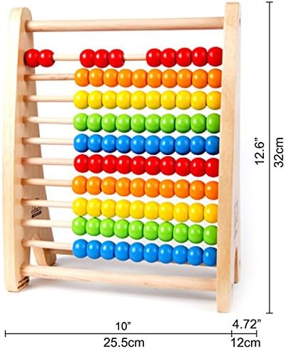 Rainbow Bead Abacus Wooden Toy