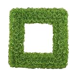 Wood Curl Wreath Green - Square - 19