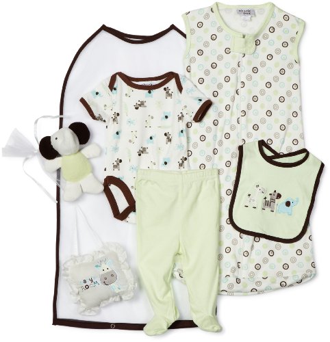 Cutie Pie Unisex-Baby Newborn Giraffe and Pals Sleepsack Set, Brown, 0-3 Months Cutie Pie Unisex-Baby Newborn Giraffe and Pals Sleepsack Set, Brown, 0-3 Months