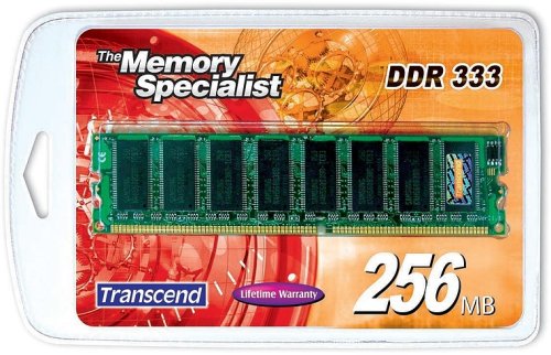 Transcend TS333D-256 Arbeitsspeicher 256MB 184pin DDR333 DIMM CL 3 - CQ Preisvergleich