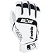 Franklin Sports MLB Baseball Batting Gloves - Shok-Sorb X Batting Gloves for Baseball + Softball - Adult + Youth Padded Non-Sting Pair - White + Black - Adult X Large