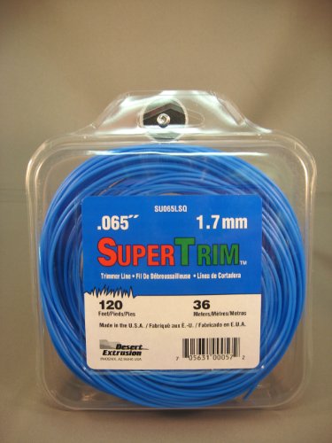 SuperTrim SU065LSQ-12 Coil of .065-Inch-by-120-Foot Home-Owner Grade Round Grass Trimmer Line, Blue SuperTrim SU065LSQ-12 Coil of .065-Inch-by-120-Foot Home-Owner Grade Round Grass Trimmer Line, Blue