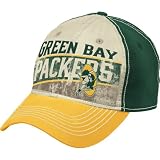 Green Bay Packers Throwback Logo Flex-Fit Slouch Cap