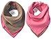 Kishu Baby Girl's Reversible Bandana Bib 3-Pack Set B, Multicolor, One Size