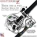 Chrome Skulls on White WraptorSkinz Skin fits XBOX 360 & PS3 Guitar Hero III Les Paul Controller (GUITAR NOT INCLUDED)