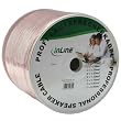 InLine Lautsprecherkabel, 2x 4mm�, CU, 50m, transparent