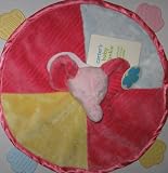 Elephant Lovey Security Blanket with Attached Teethers