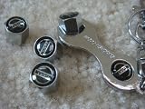 Wheel Tire Valve Stem Caps for Nissan Car