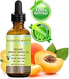 ORGANIC APRICOT KERNEL OIL Australian. 100% Pure / Virgin / Unrefined Cold Pressed Carrier Oil. 2 oz-60 ml. For Face, Hair and Body