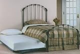 Bonita Twin Copper Mist Complete Bed Trundle