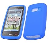 iTALKonline SoftSkin BLUE Super Hydro SILICONE Protective Armour/Case/Skin/ ....