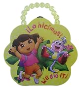 Dora the Explorer Tin Box/Tin Purse Bead Handle Yellow