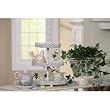 3 Tier Antique White Metal Tray