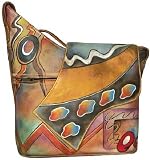 Anuschka Abstract Flap Bag - Abstract Twilight
