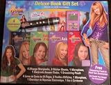 Disney's Hannah Montana Deluxe Book Gift Set - 4 Storybooks, 2 Sticker Sheets, 1 Microphone, 1 Electronic Answer Finder, 1 Drawstring Pouch
