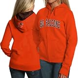 Bowling Green State Falcons Ladies Orange Game Day Full Zip Hoody Sweatshirt