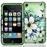 Apple BJiPhoneGreenButterflyFlower