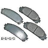 Akebono ACT1324 ProACT Ultra-Premium Ceramic Brake Pad Set by Akebono